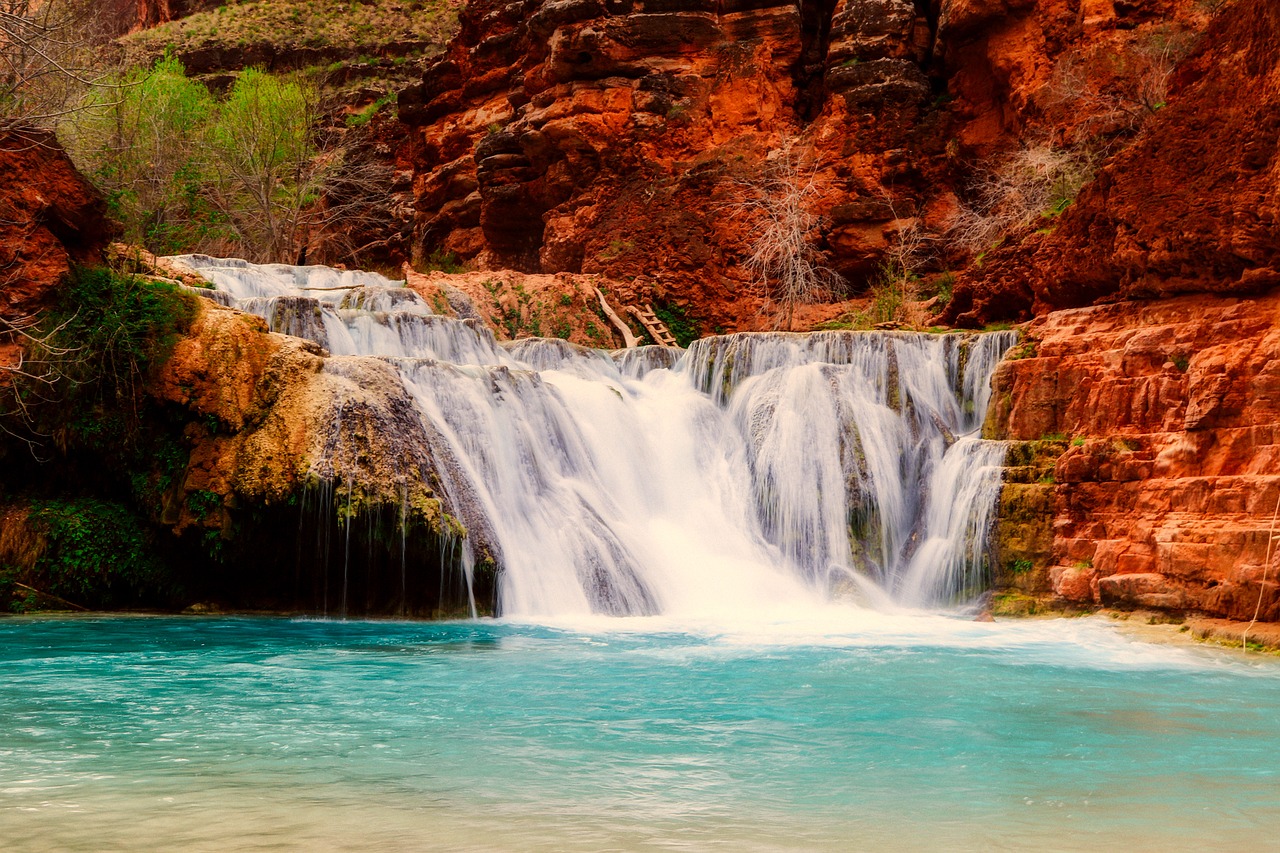 arizona landscape waterfall free photo