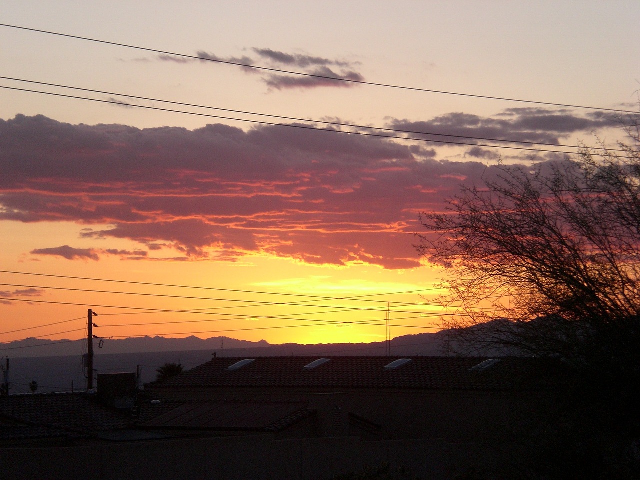 arizona sunset clouds free photo