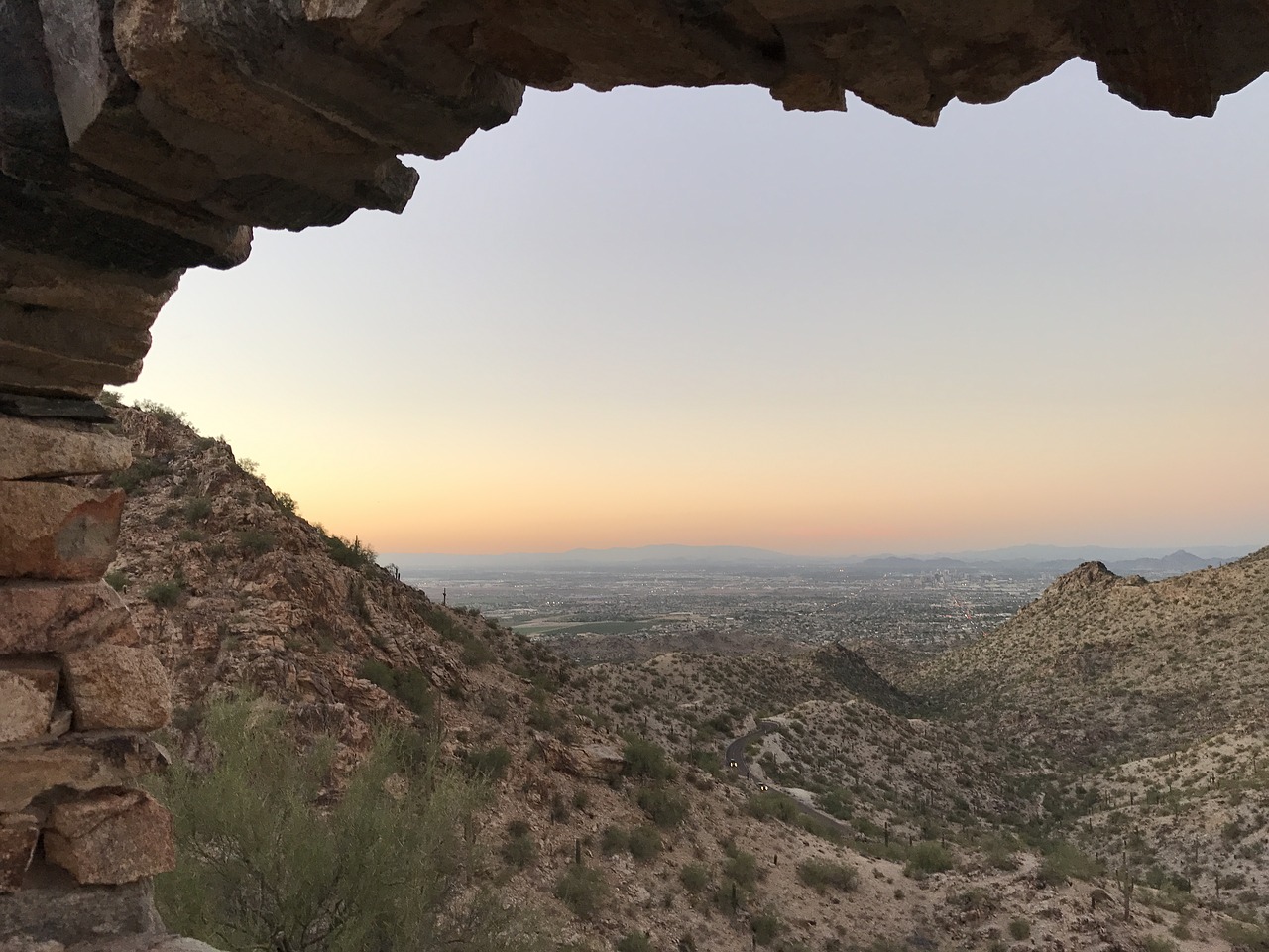 arizona  phoenix  south mountain park free photo