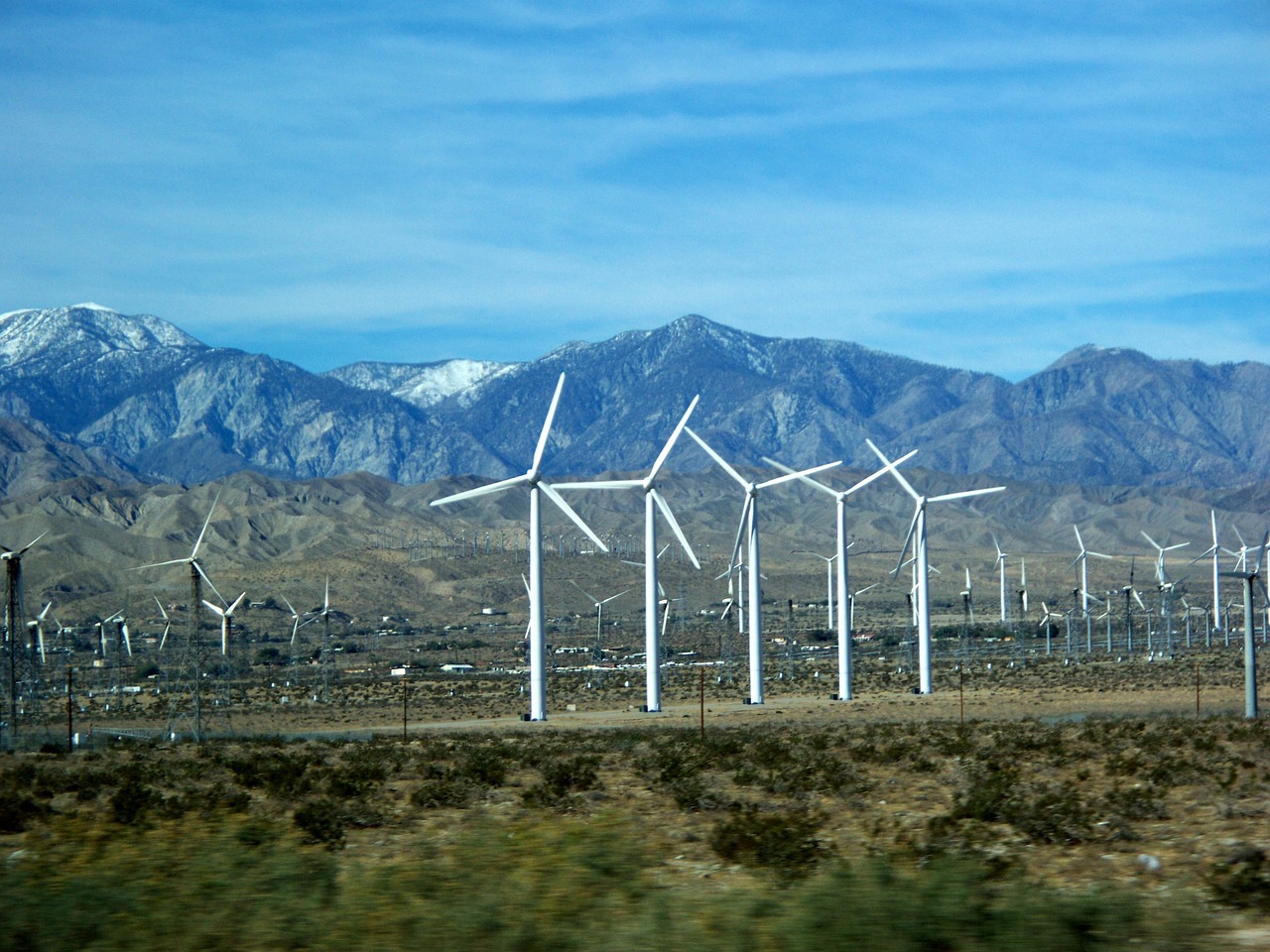 arizona wind farm free photo