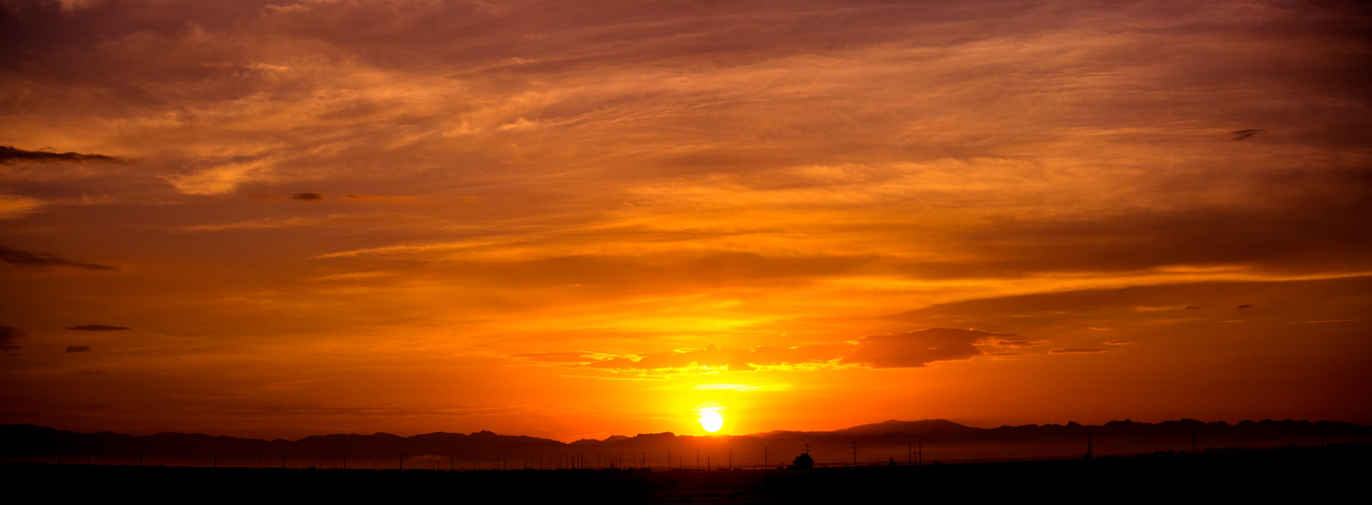 arizona sunrise mountains free photo