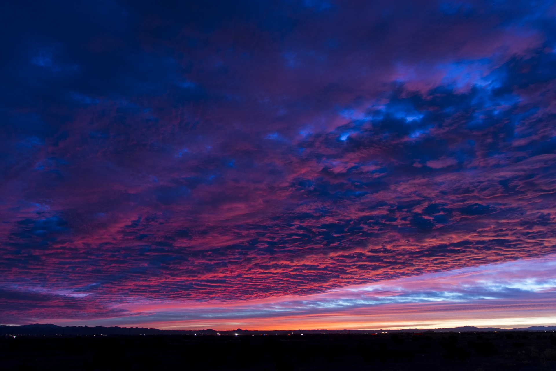 sunrise arizona blue free photo