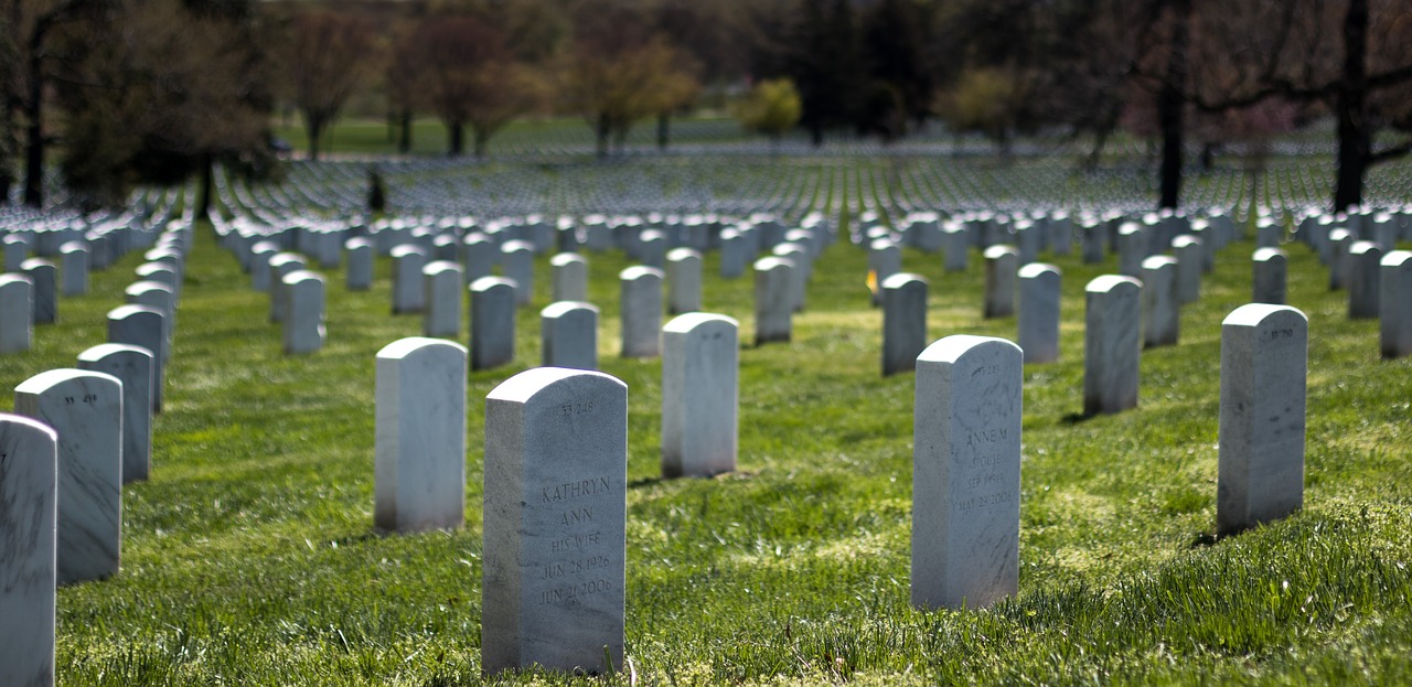 arlington national cemetery headstones military grave free photo