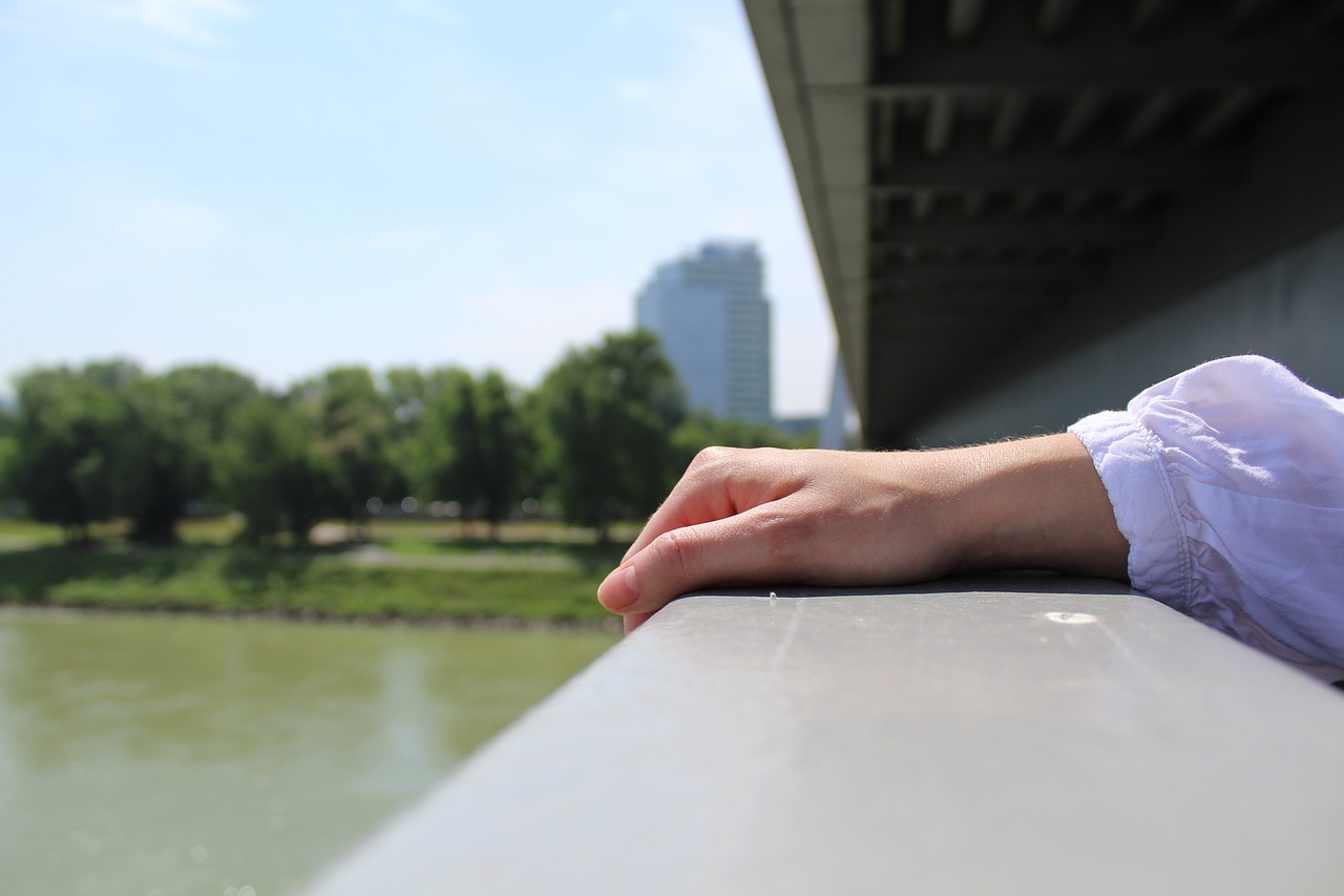 arm  bridge  river free photo