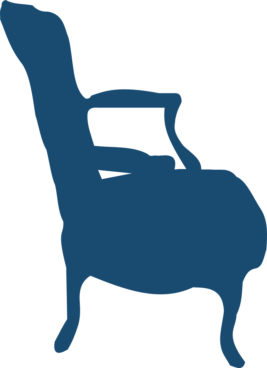 armchair furniture silhouette free photo