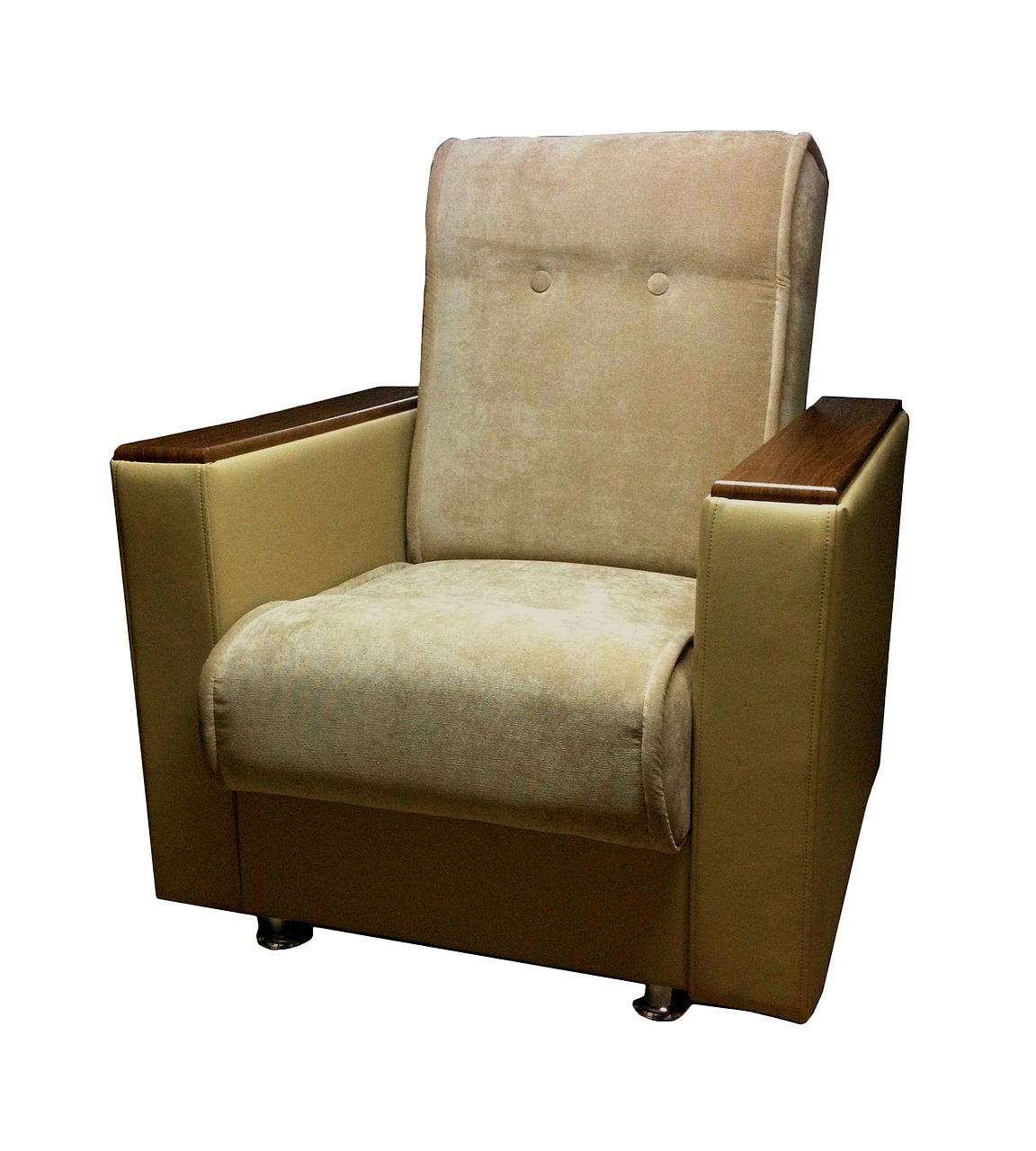 armchair upholstered furniture brown free photo