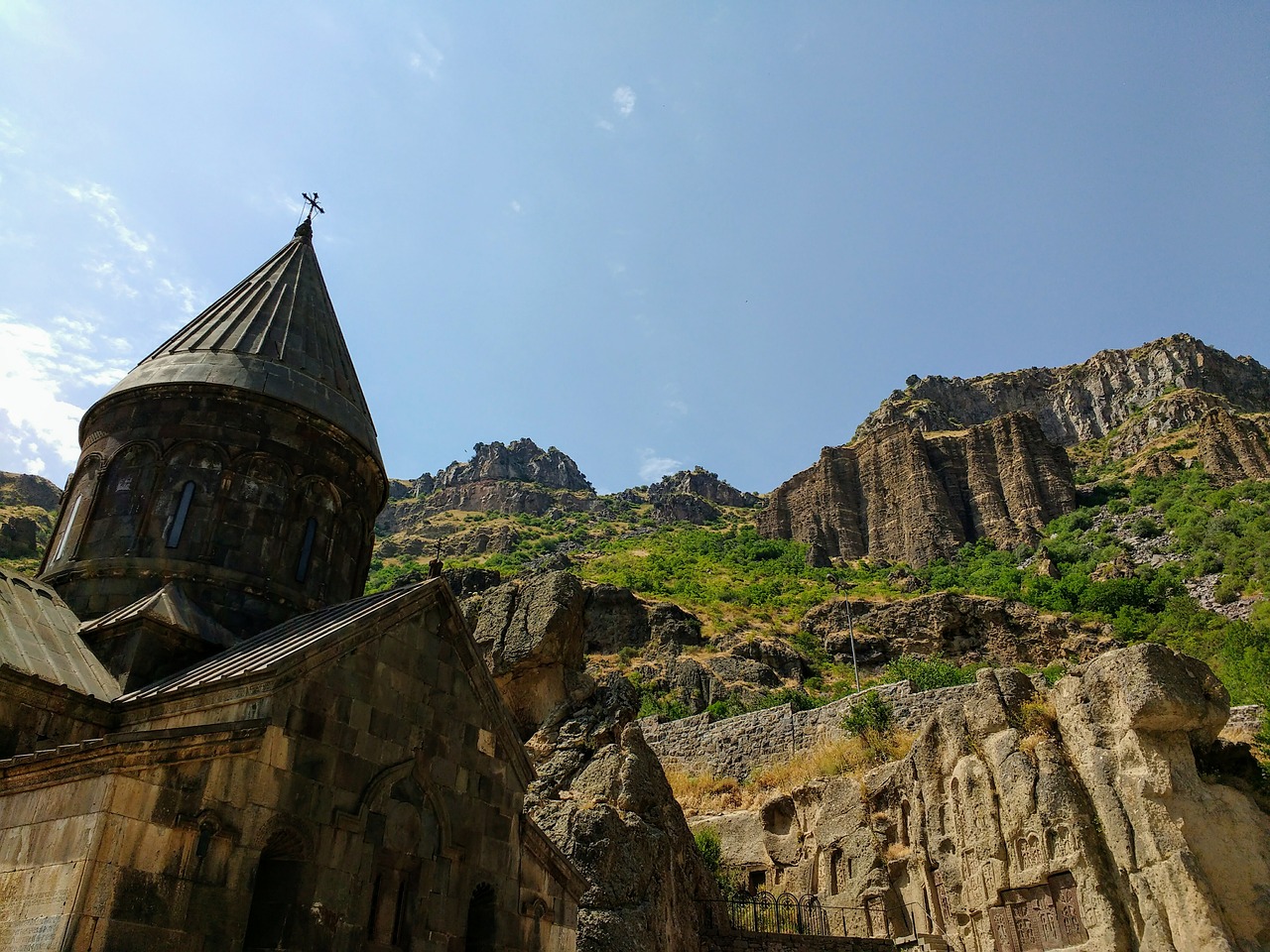 armenia  the monastery of geghard  unesco free photo