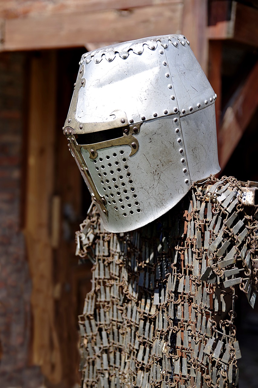 armor hauberk helmet free photo