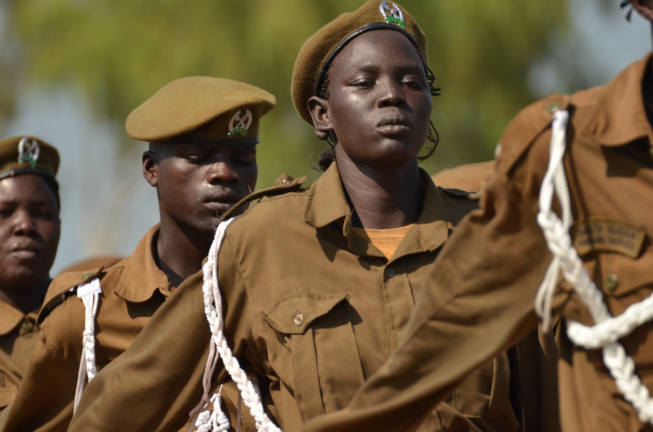 africa army women free photo