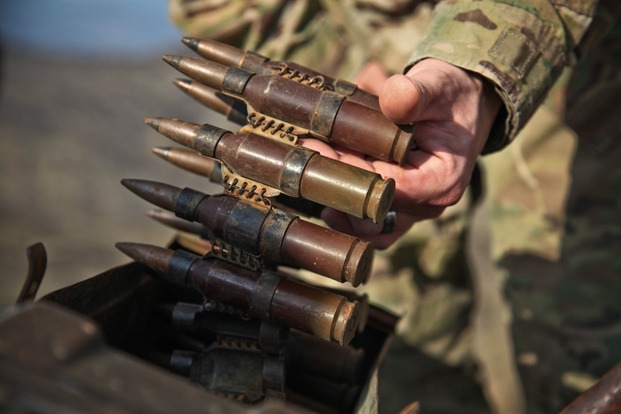 army weapons cartridge free photo