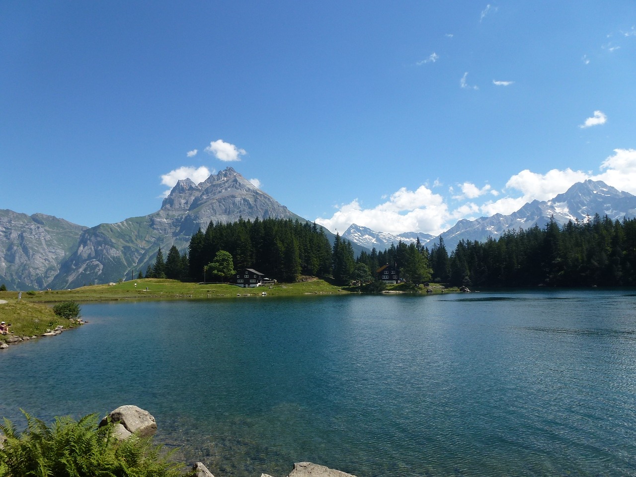 arnisee lake holiday free photo