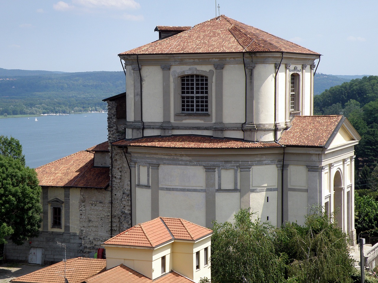 arona chiesa di san carlo lake maggiore free photo