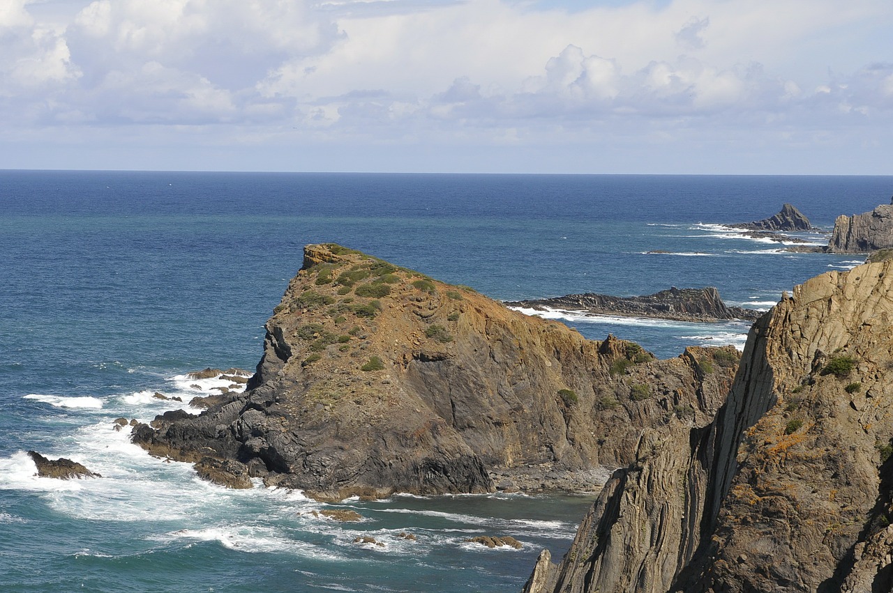 arrifana portugal landscape free photo