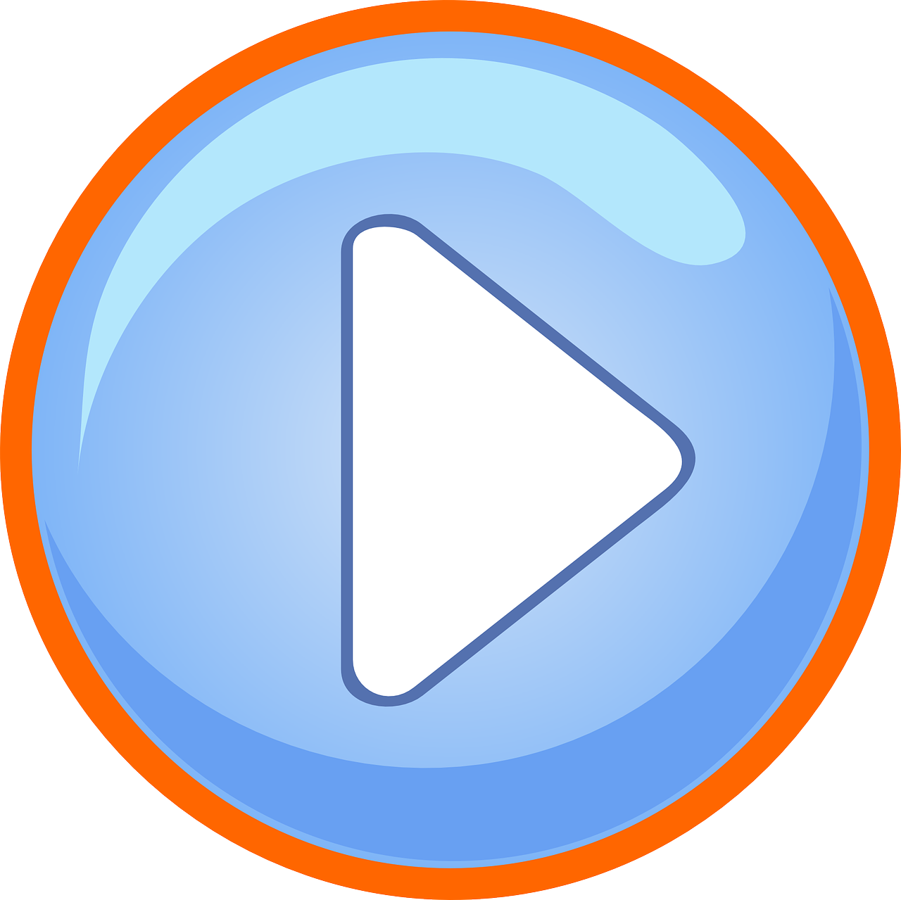 arrow blue button free photo