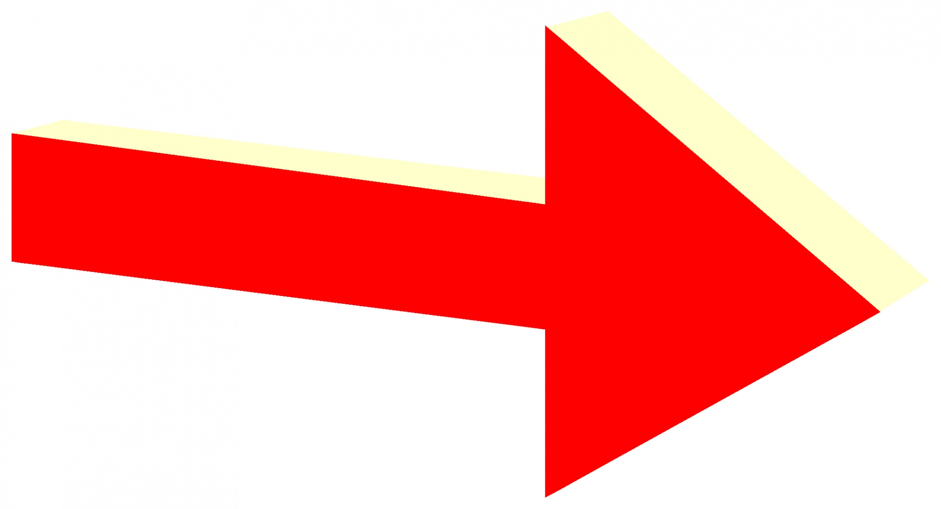 Красная стрелочка на белом фоне