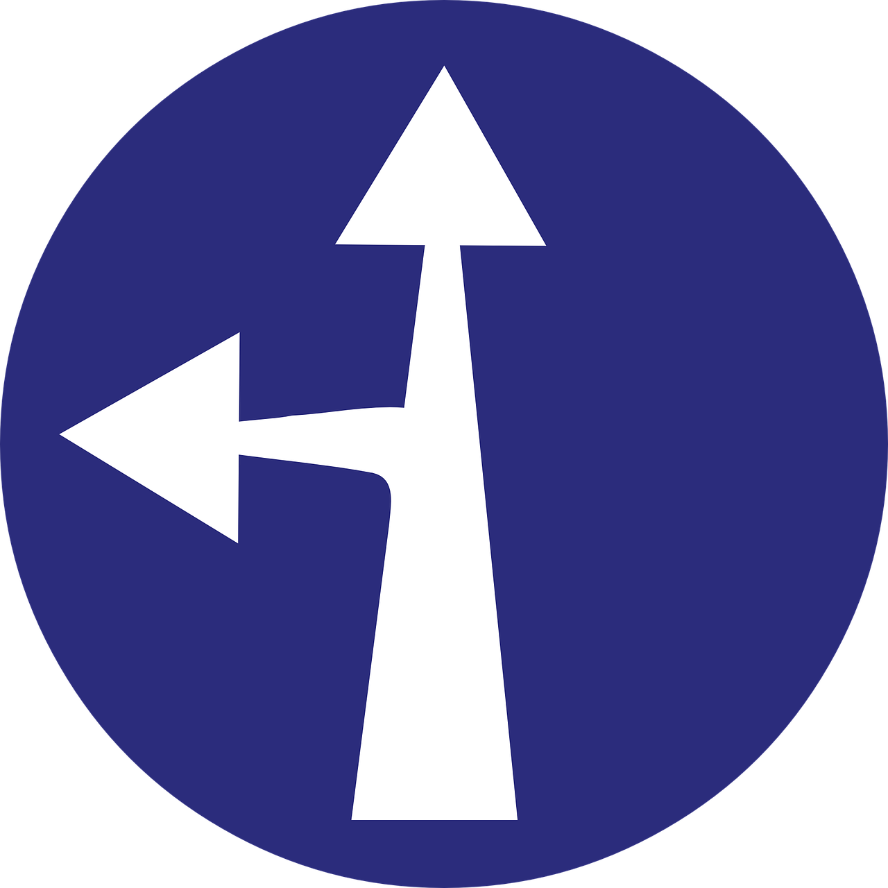 arrow direction road sign free photo