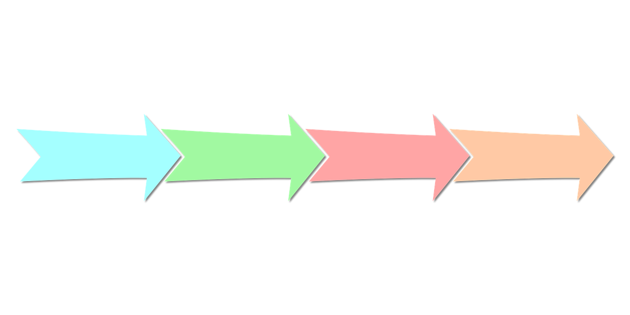 arrows diagram process free photo