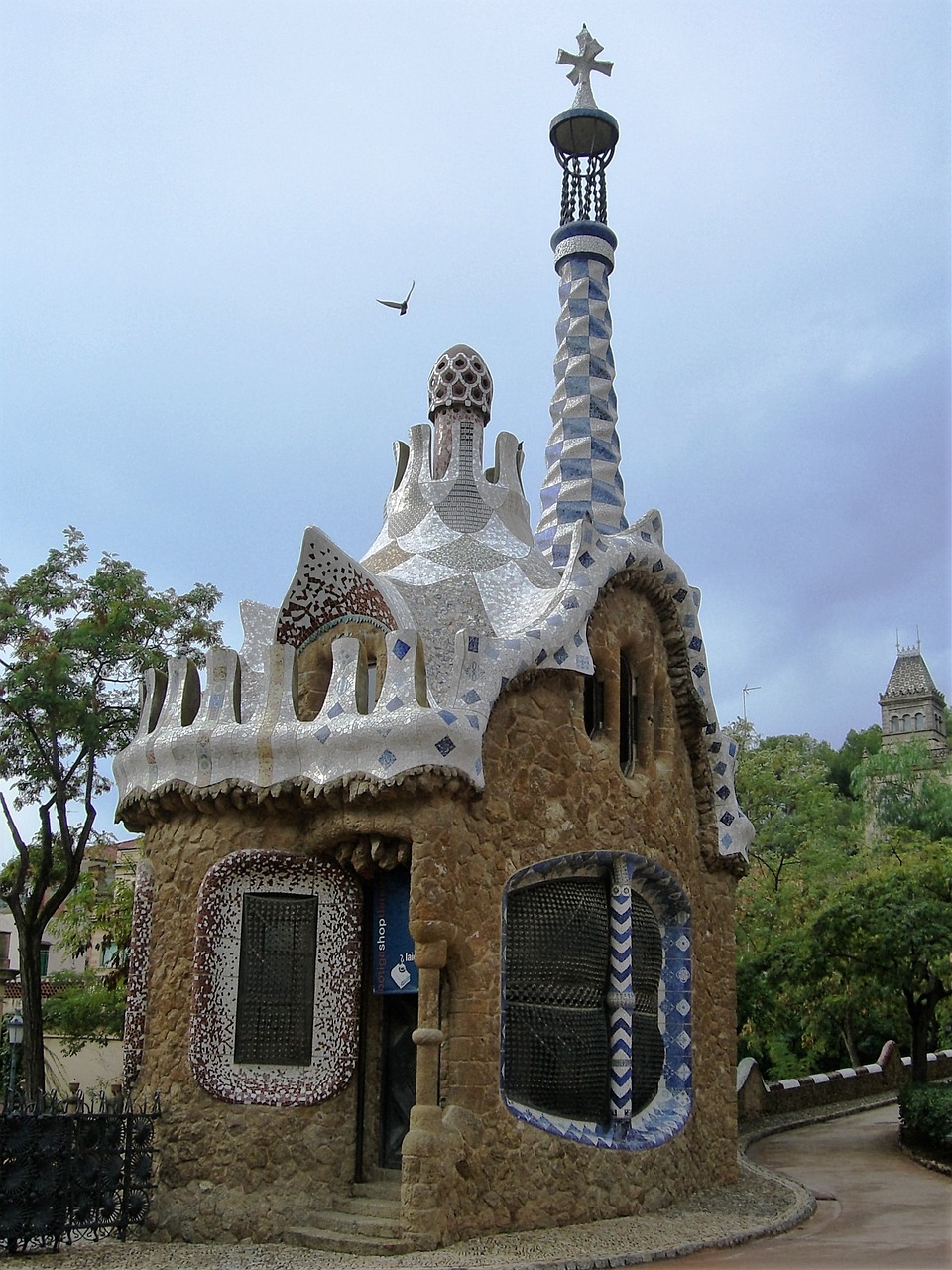 art gaudi barcelona free photo