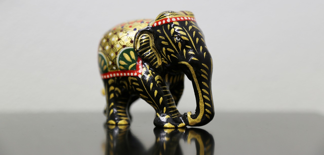 art black elephant free photo