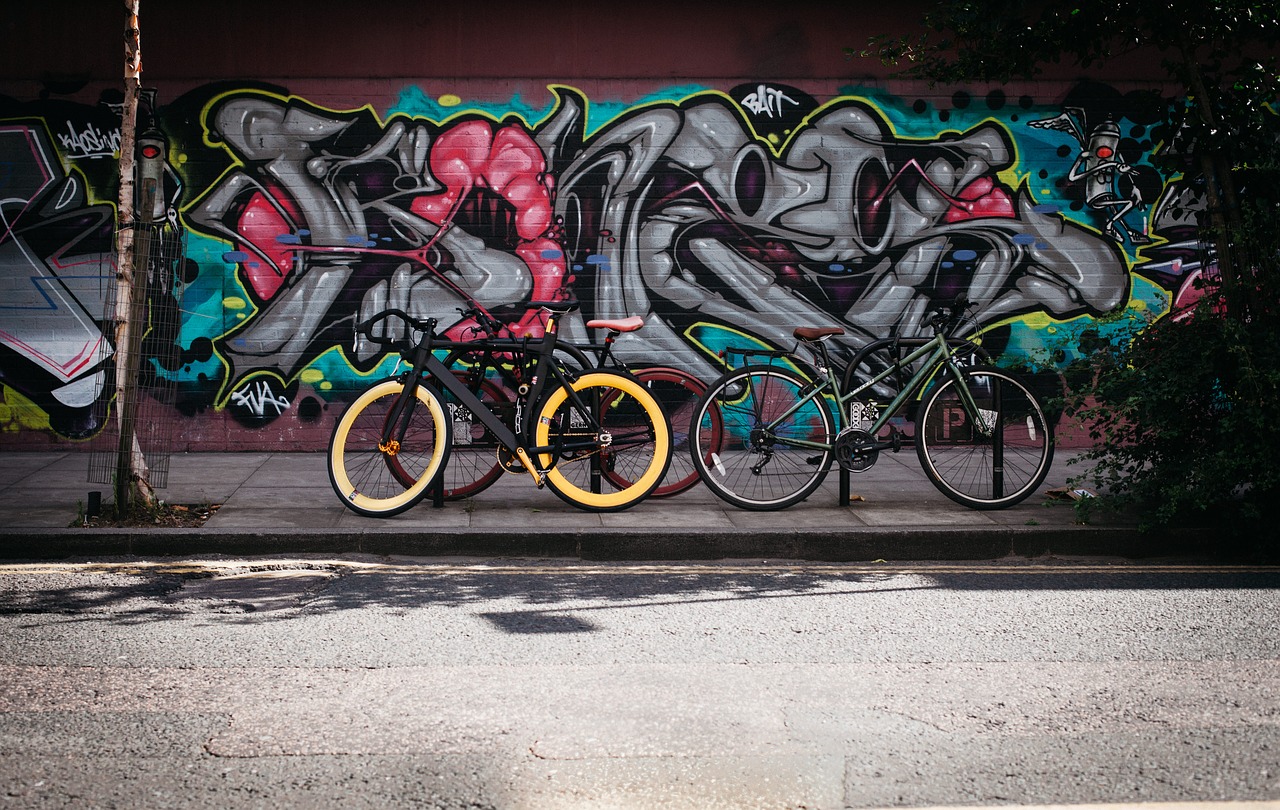 art bicycles bikes free photo