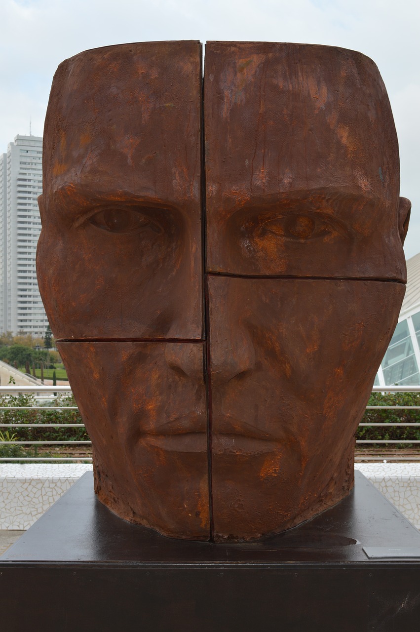 art sculpture head free photo