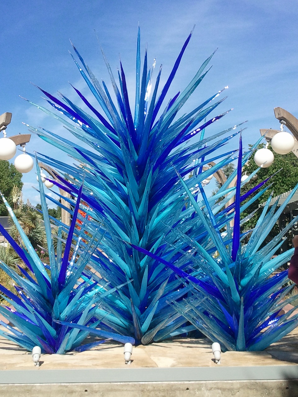 art blue glass free photo