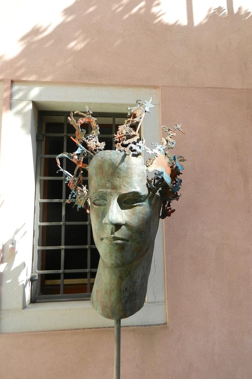 art sculpture head free photo