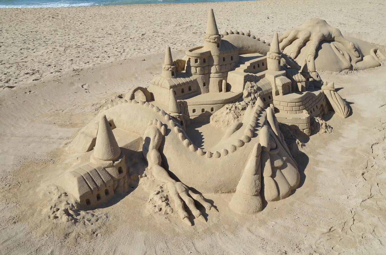 art sandburg sand sculpture free photo