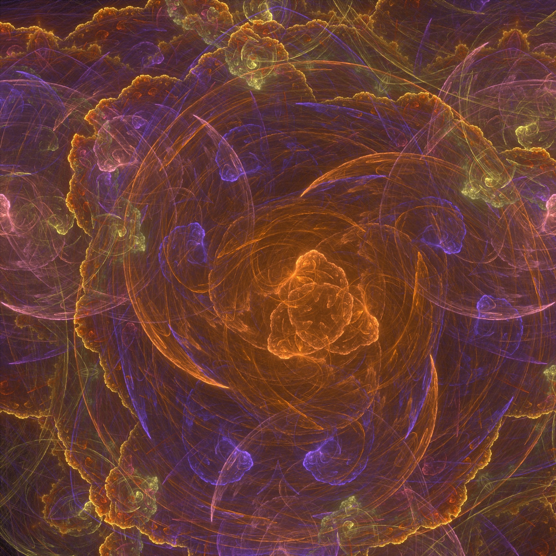 beautiful fractal background free photo