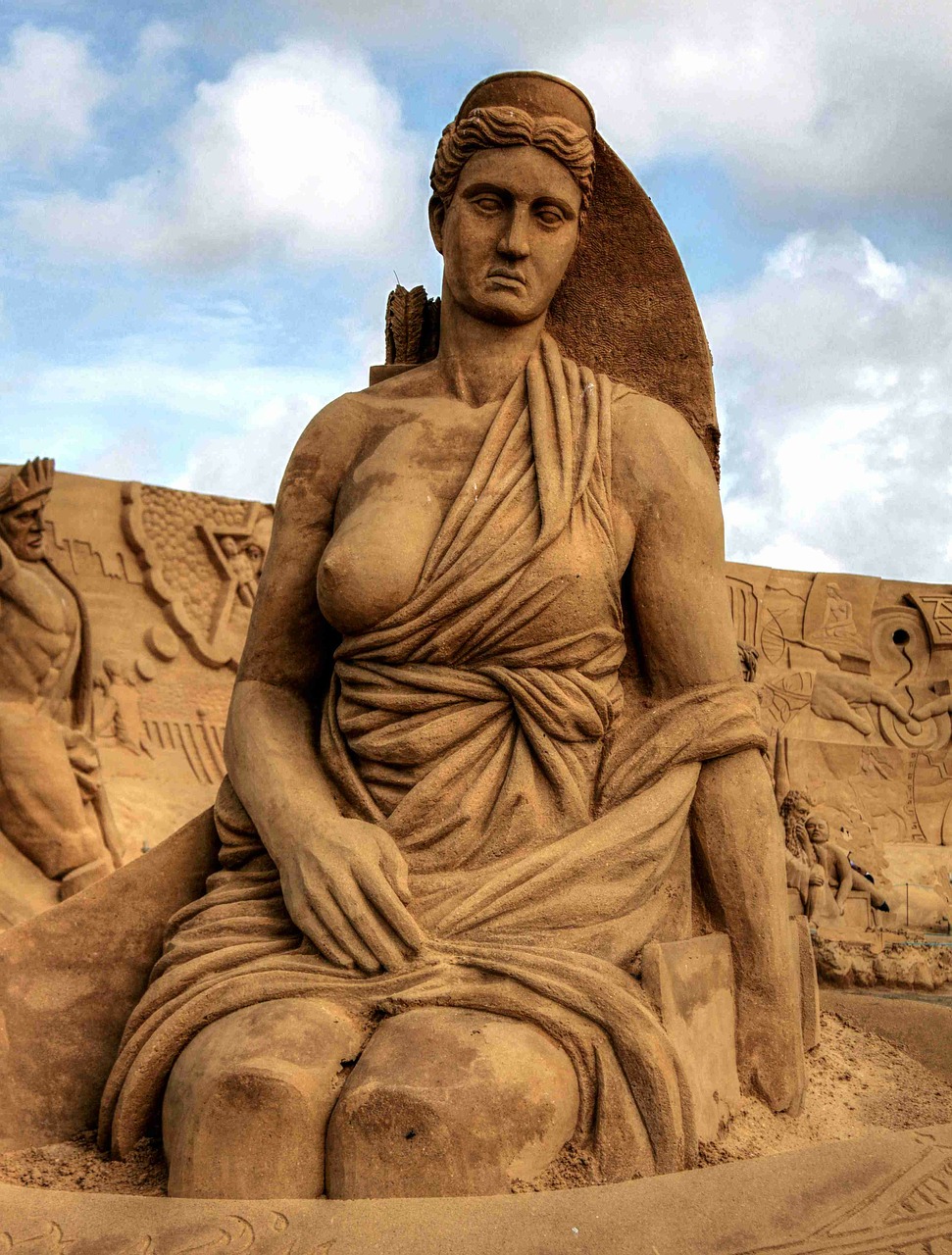 artemis pillar goddess free photo