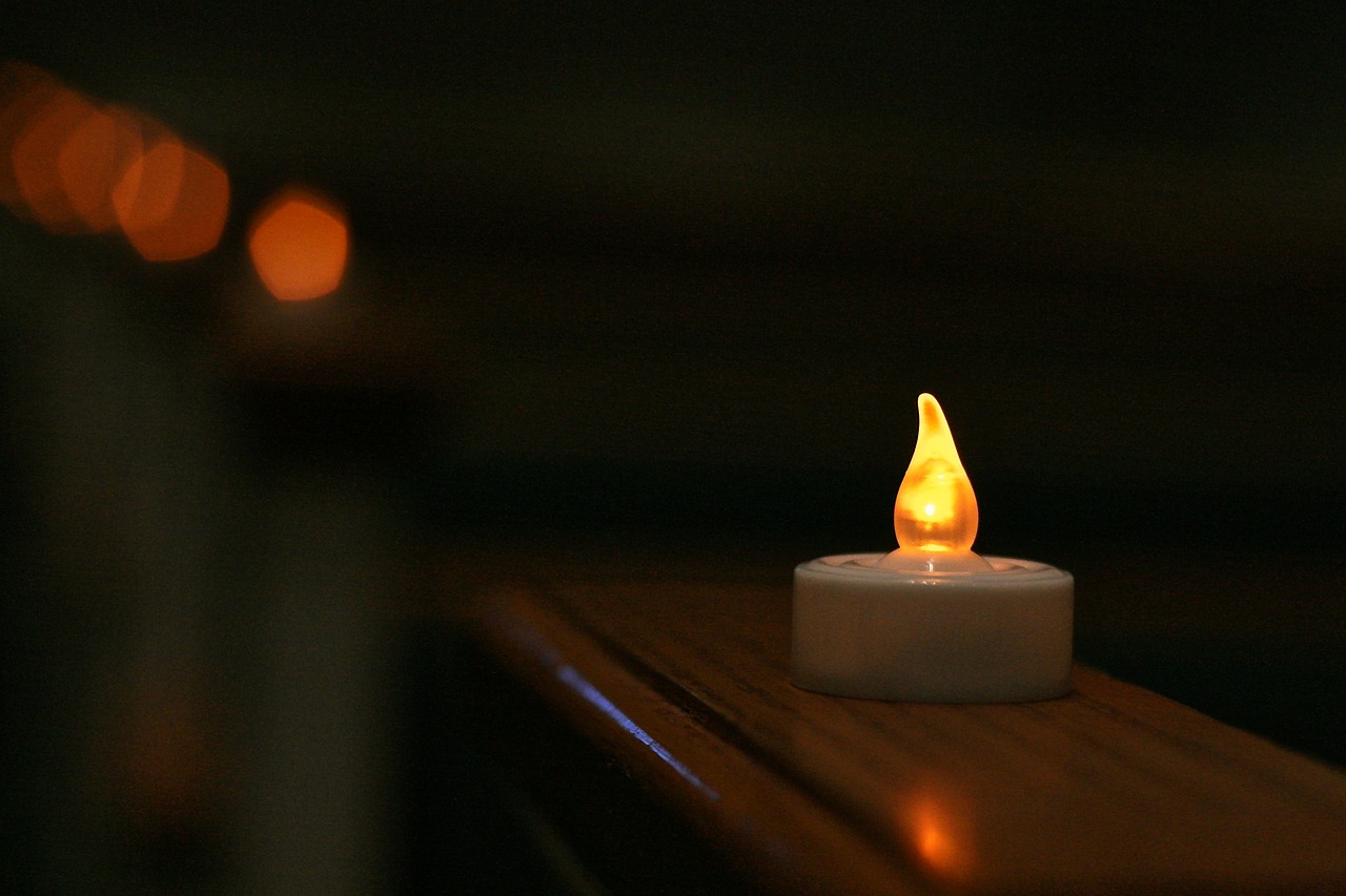 artificial candle candle church free photo