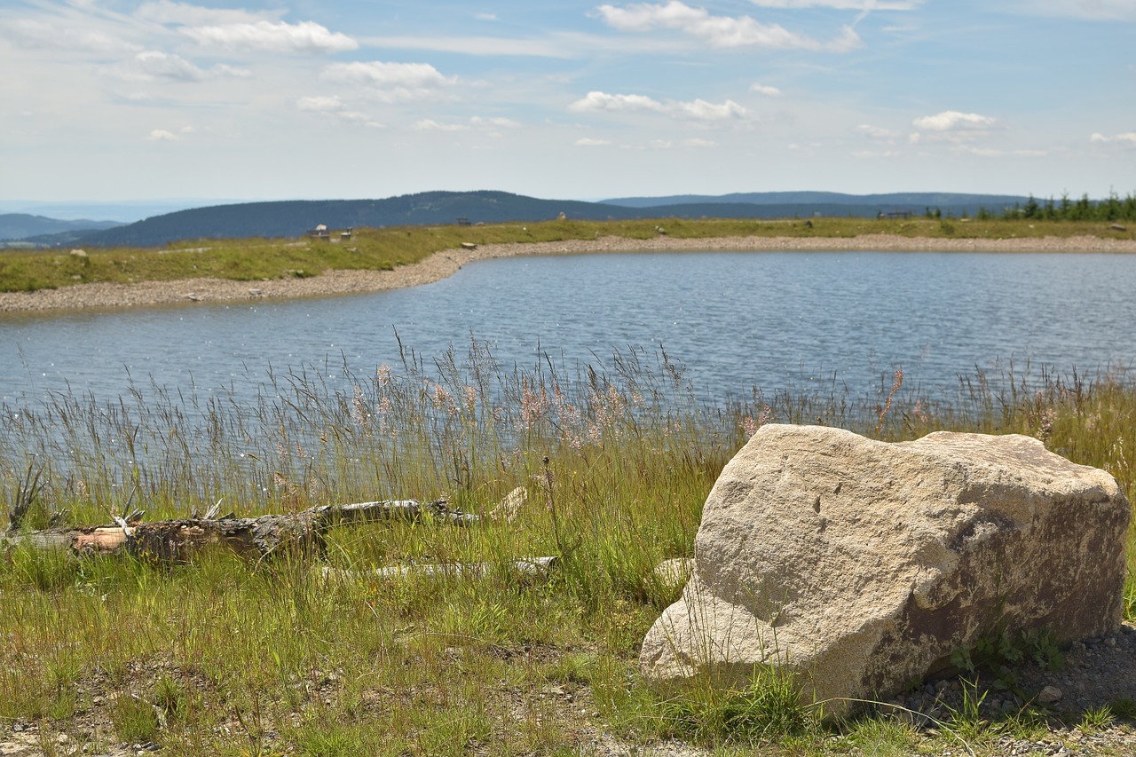 artificial pond quiet zone plateau free photo