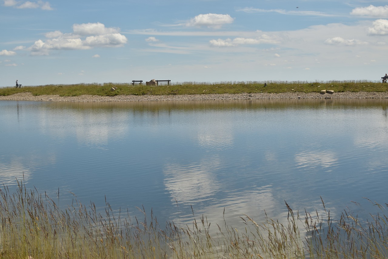 artificial pond quiet zone plateau free photo