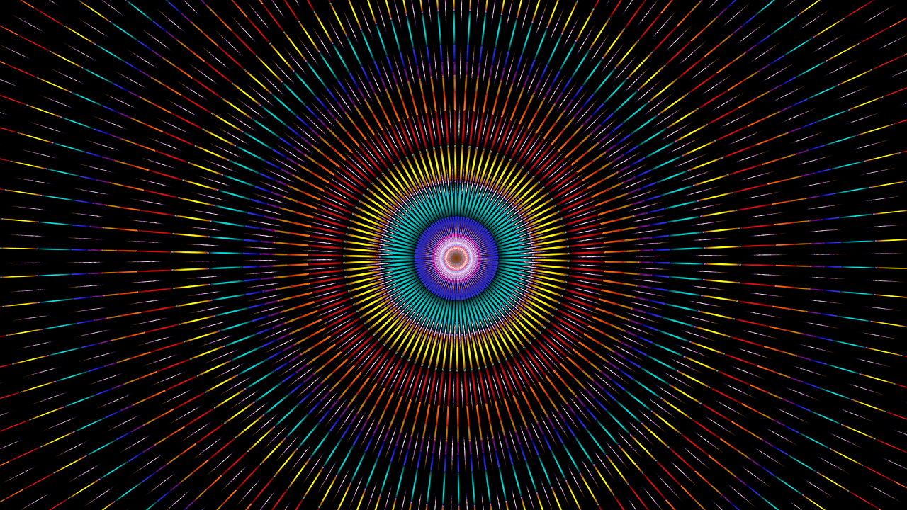 artskop kaleidoscope pattern free photo