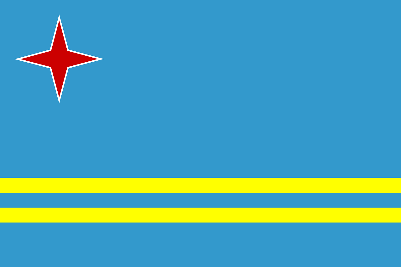 aruba flag country free photo
