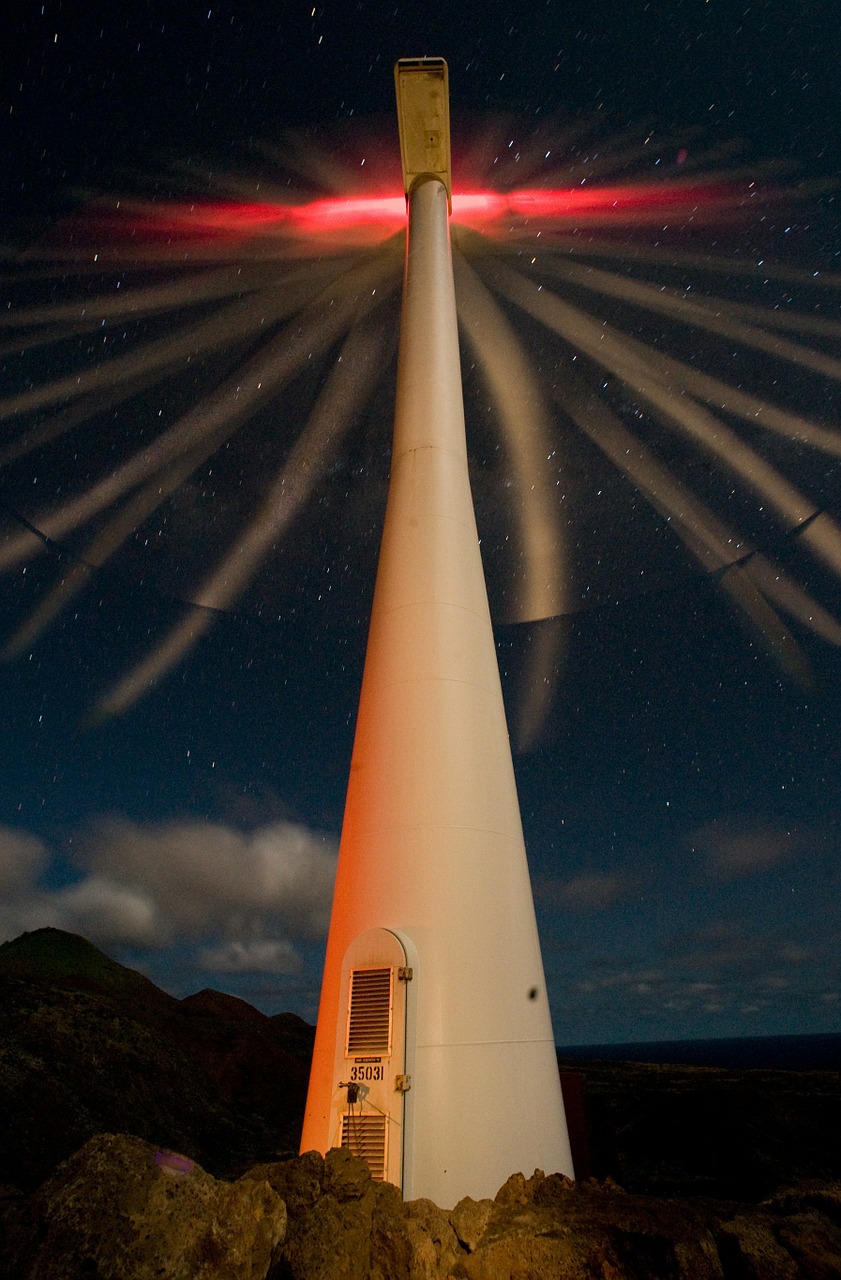 ascension island wind turbine energy free photo