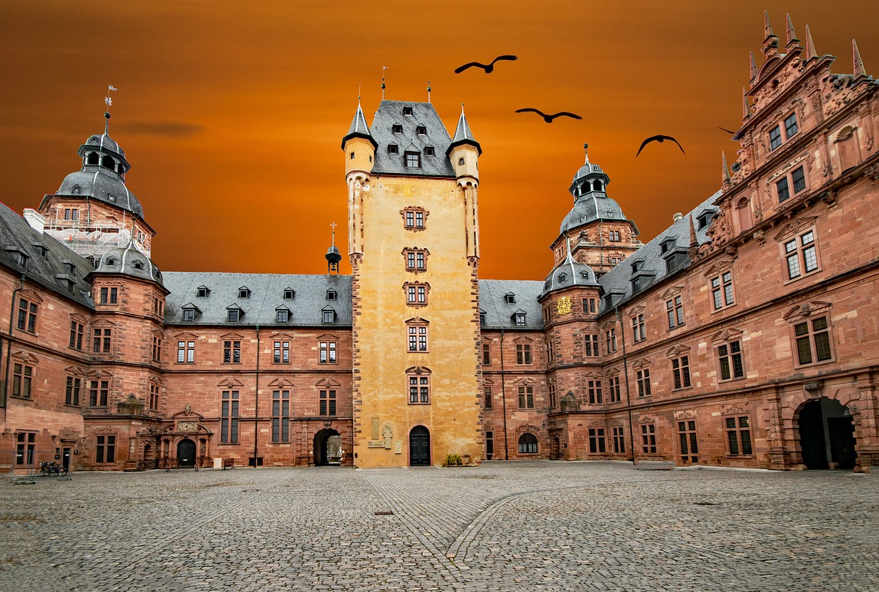 aschaffenburg castle lower franconia free photo