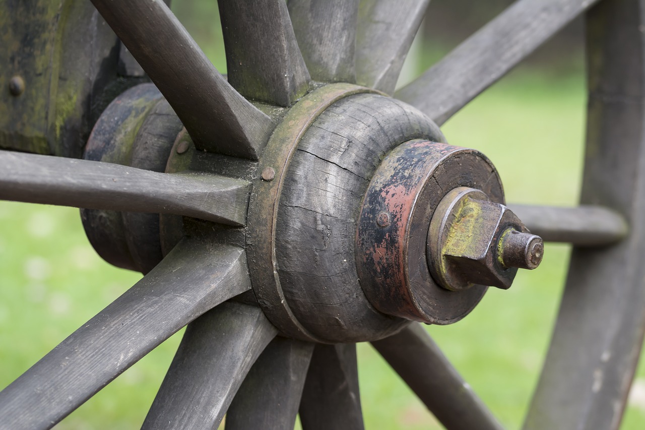 ash wagon wheel karrenwiel free photo