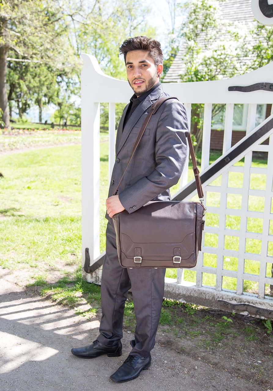 man bag executive free photo