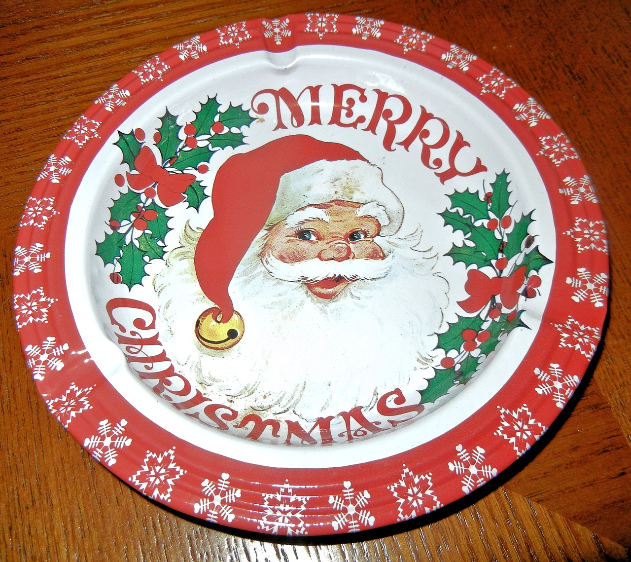 ashtray christmas santa free photo