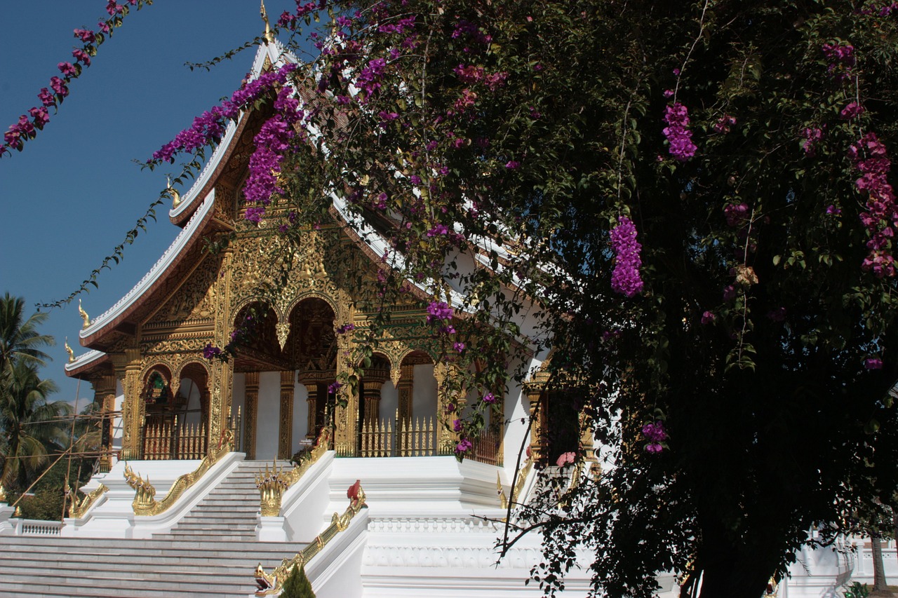 asia temple laos free photo