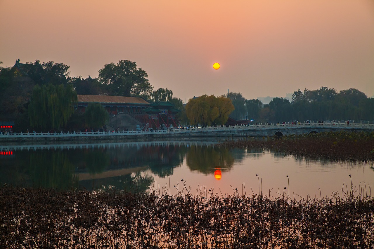 asia  china  sunset free photo
