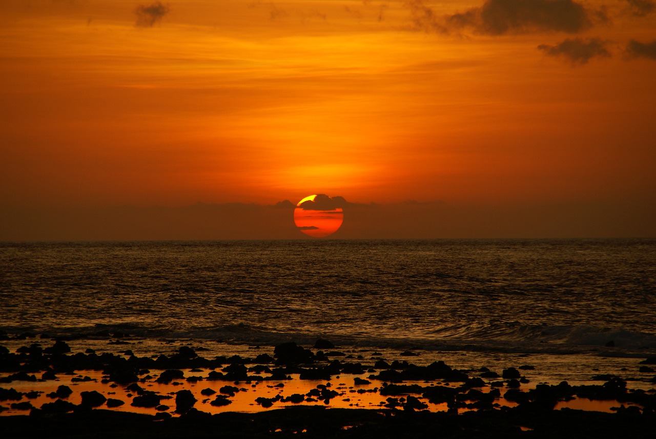 asia indonesia sunset free photo