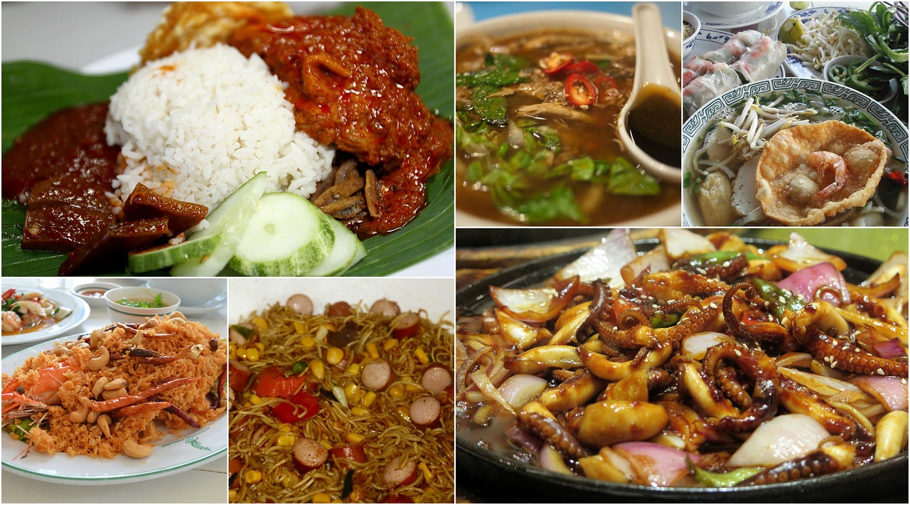 asia food food collage photo collage free photo