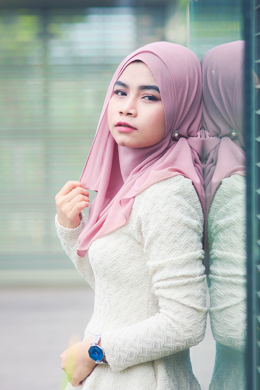 asian women hijab free photo