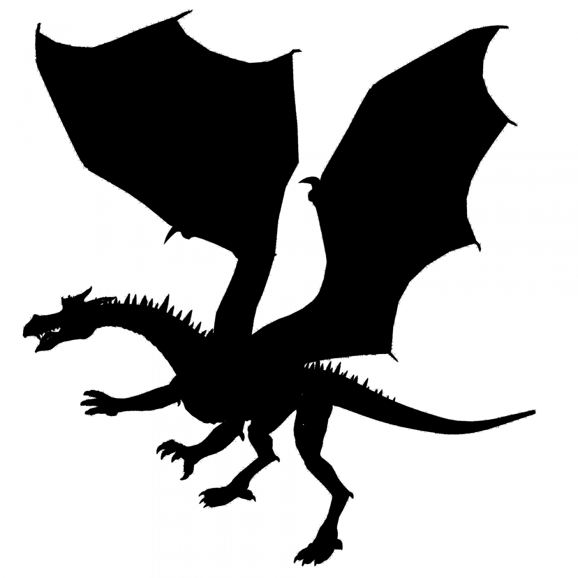 dragon silhouette asian free photo