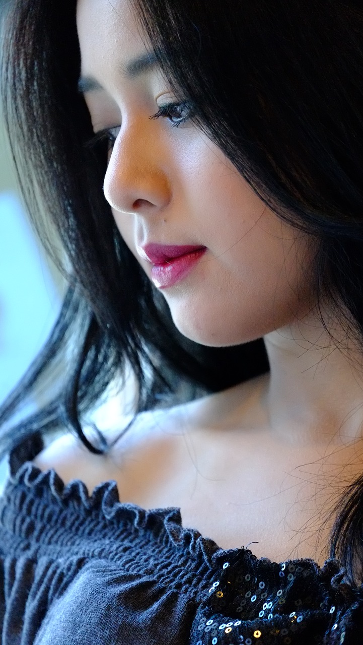 asian girl beautiful beautiful face free photo
