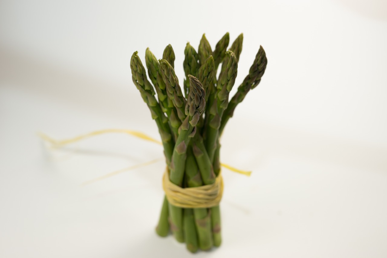asparagus bundle green free photo