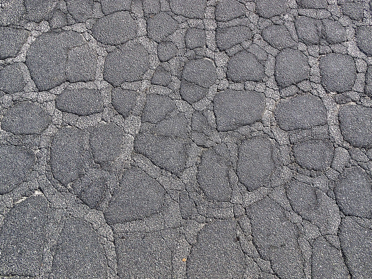 asphalt surface torn free photo