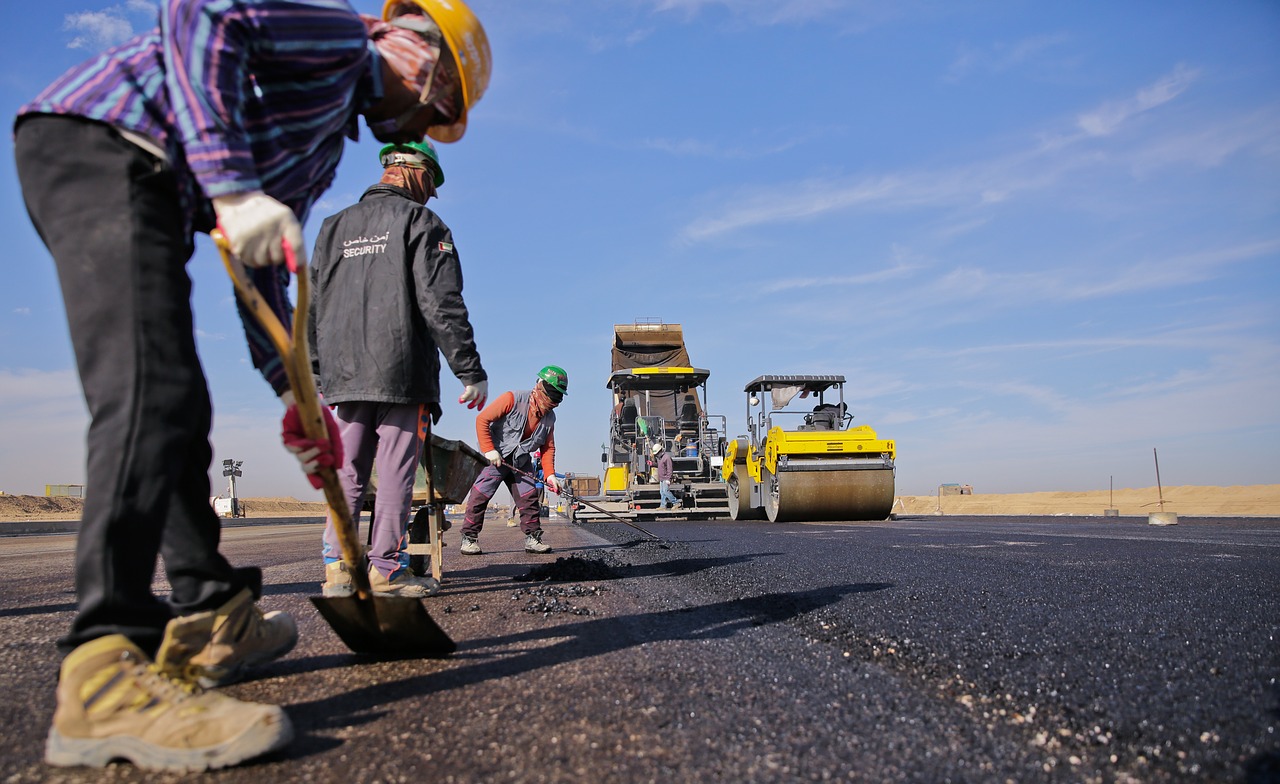 asphalt  construction  road free photo